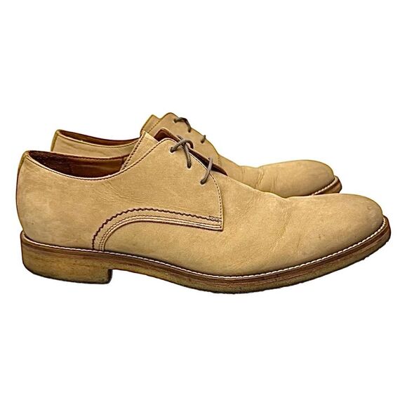 Monte Rosso Men's Plain toe Leather Oxford Shoes Size 10 Medium Made Italy Used - Picture 4 of 8